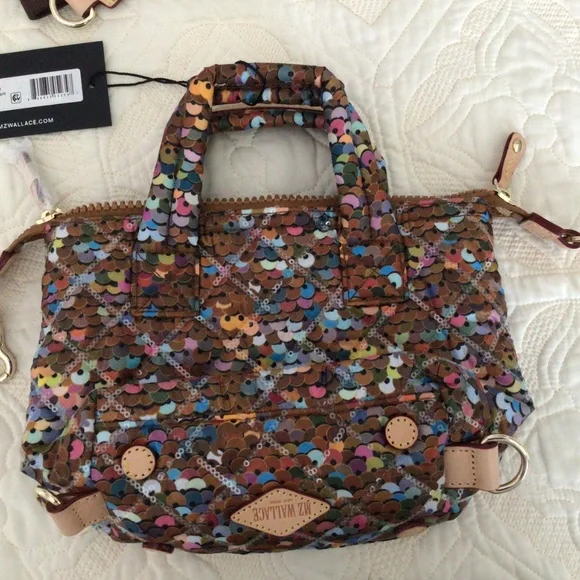 NWT MZ Wallace Micro Sutton in Spangle Sequin - Picture 4 of 7